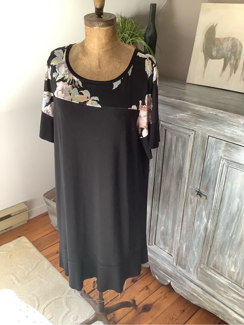 , ZAAN designer black dress